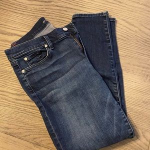 7 for all Mankind Skinny Crop Jean